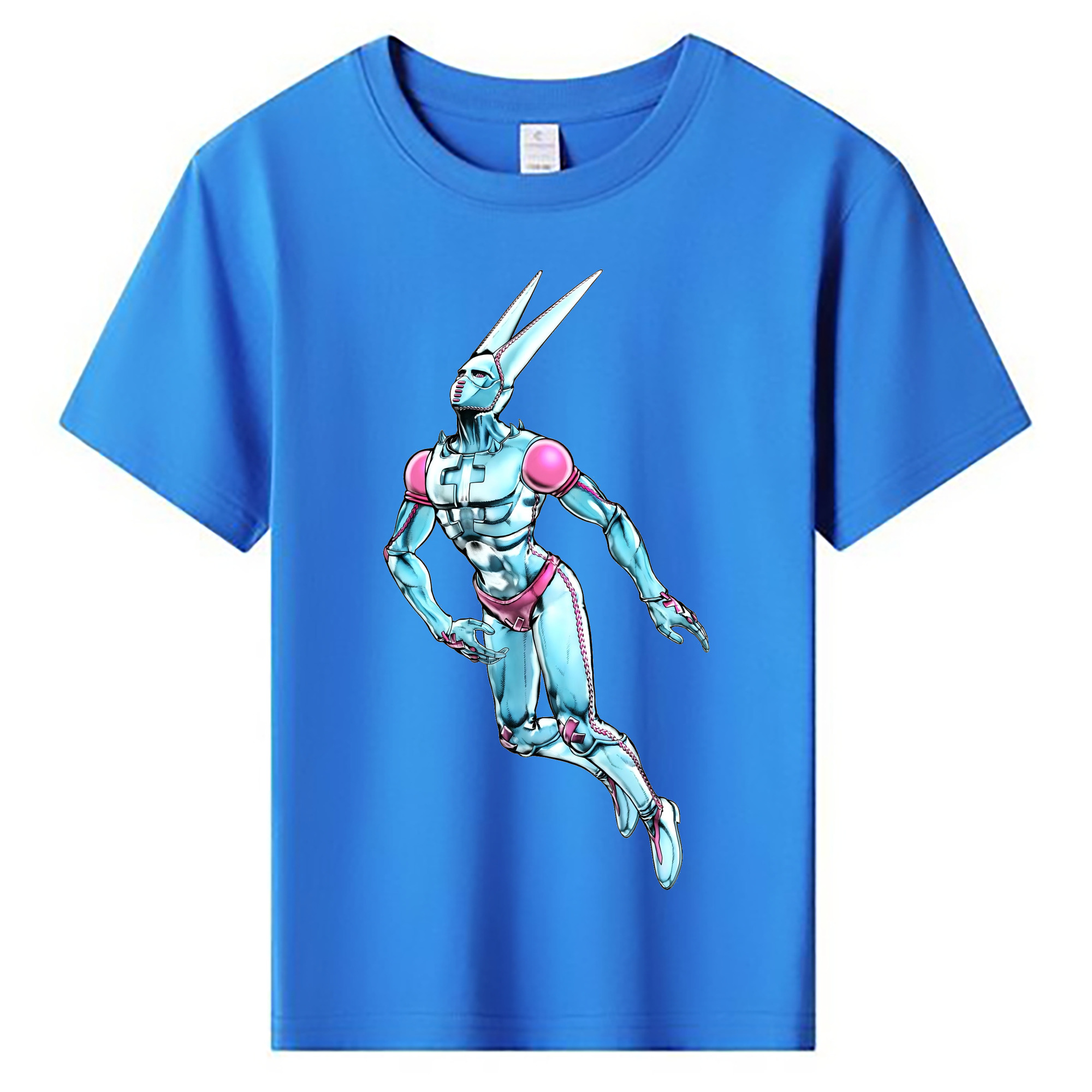 （画像用） ジョジョの奇妙な冒険 JoJo's Bizarre Adventure 綿100％キッズTシャツ（フロントプリント）